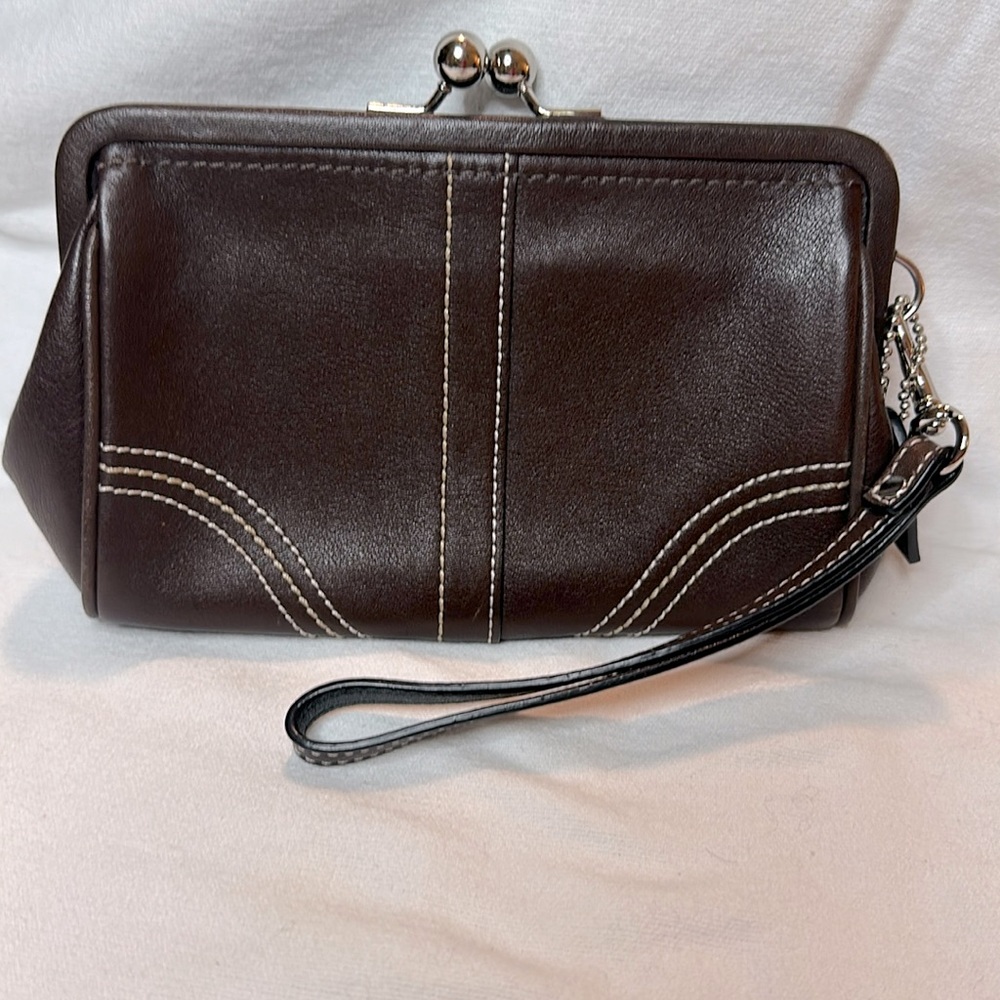 Coach Wristlet-Brown